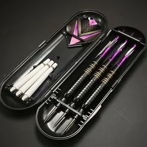 Professional high-quality hard dart set with exquisite patterns and stable flight wings, consisting of 3 pieces. Easy-to-control trick throws and 3-dart games, meeting the needs of professional players and enthusiasts