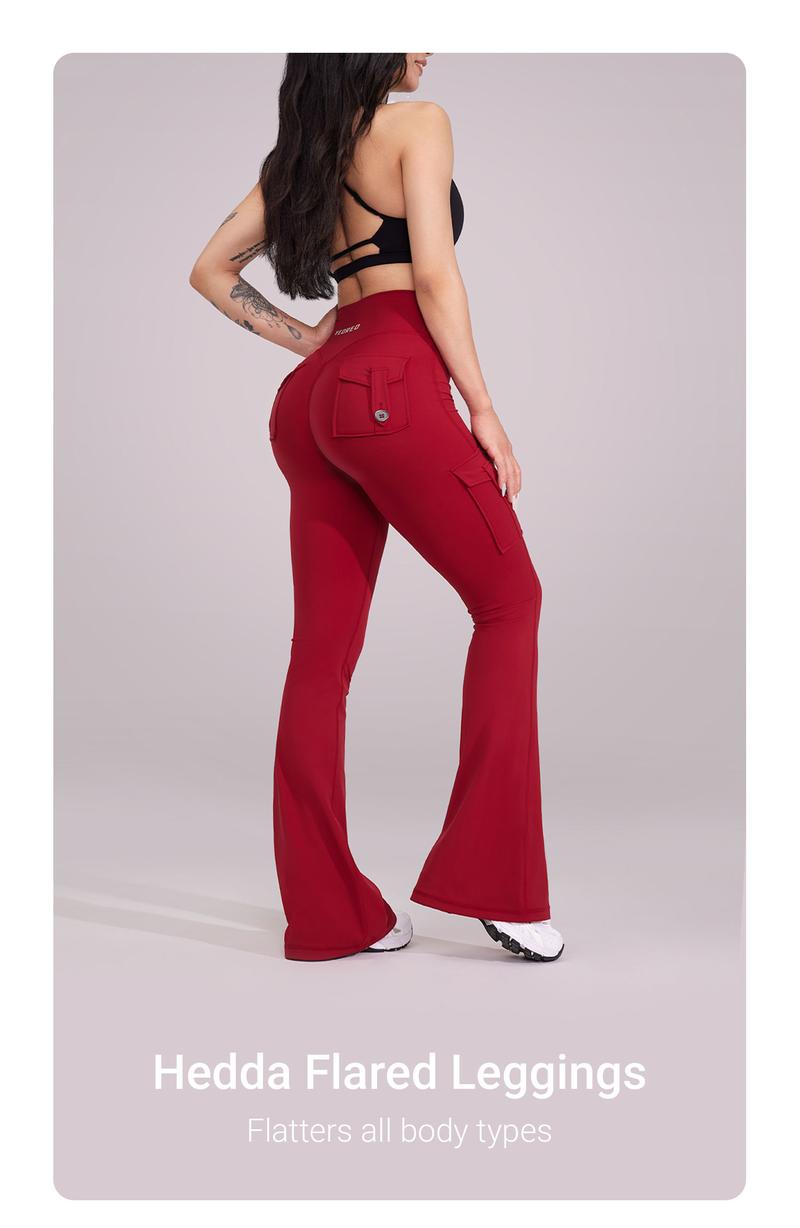 YEOREO CoreFlex Women's Workout Flare Leggings with Pockets Hidden Scrunch High Waisted Cargo Gym Yoga No Front Seam Leggings Flared Joggers Fitness Outfit Camouflage Sports Pants 75% Nylon 25% Spandex YEOREO CoreFlex Women's Workout Flare Leggings with Pockets Hidden Scrunch High Waisted Cargo Gym Yoga No Front Seam Leggings Flared Joggers Fitness Outfit Camouflage Sports Pants 75% Nylon 25% Spandex