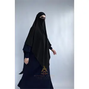 Mid-Length Chiffon Crepe Khimar