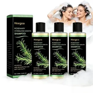 【3 bott】organic rosemary hair growth shampoo, naturalrosemary,Plant-based Shampoo for Oil Control,Nourishment, Moisturization, Repair, Volume, A refreshing summer. hydrolyzed
