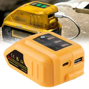 20V Max for Dewalt USB And Type C Power Source Battery Charger Adapter DCB094k
