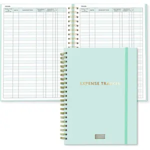 SO Budget Expense  Notebook - Monthly bill organizer to Stay Organized - Financial Spending Planner - Finance Budgeting Book - 200 Pages  and Binder to Manager Your , 8.4" x 11.2"
