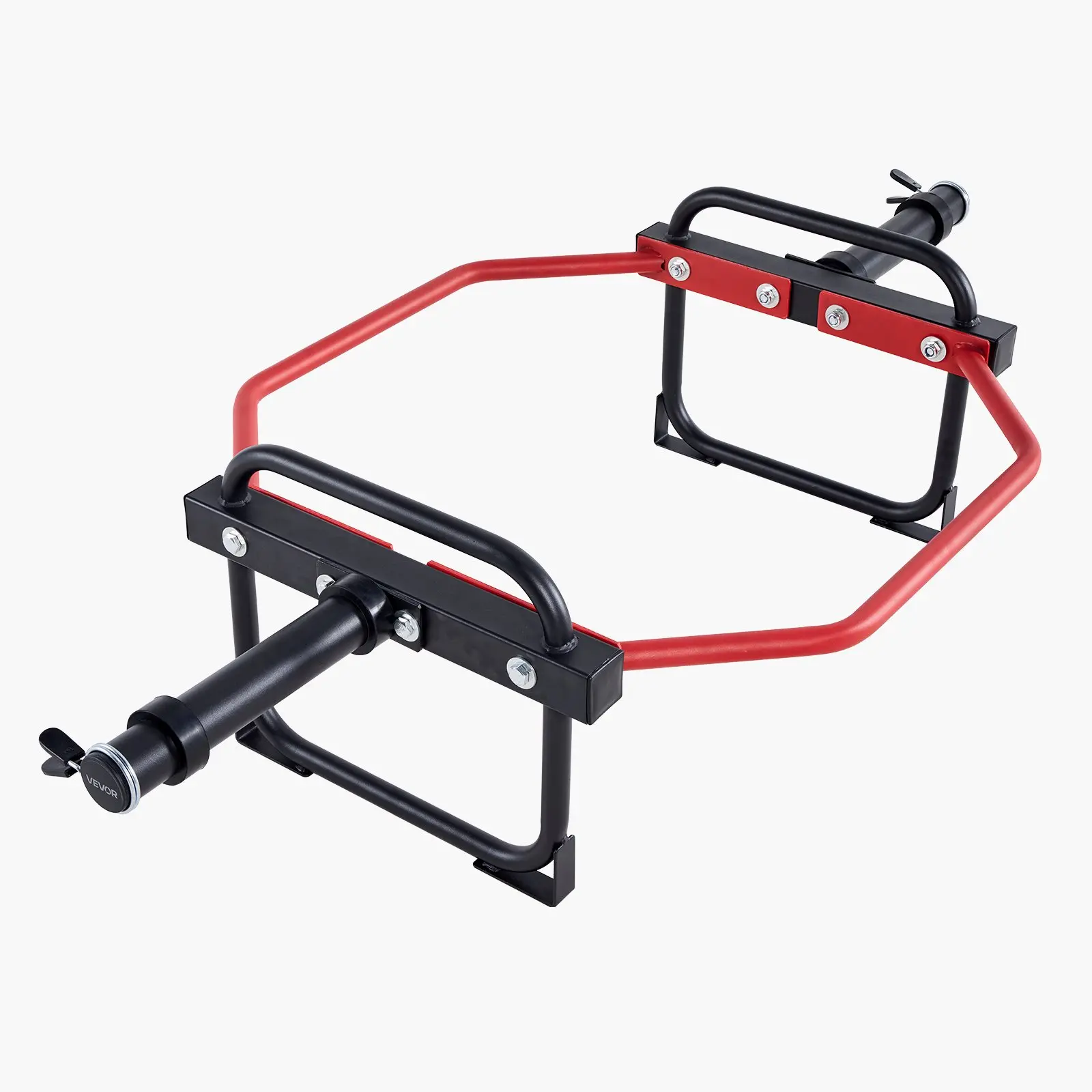 【DealsForYouDays】VEVOR Trap Bar Hex Bar, 2-Inch Hex Barbell, 500 LBS Capacity Shrug Bars, Weightlifting and Strength Training Equipment, Home Gym for Squats, Deadlifts, Shoulder Presses, RedSummervibes