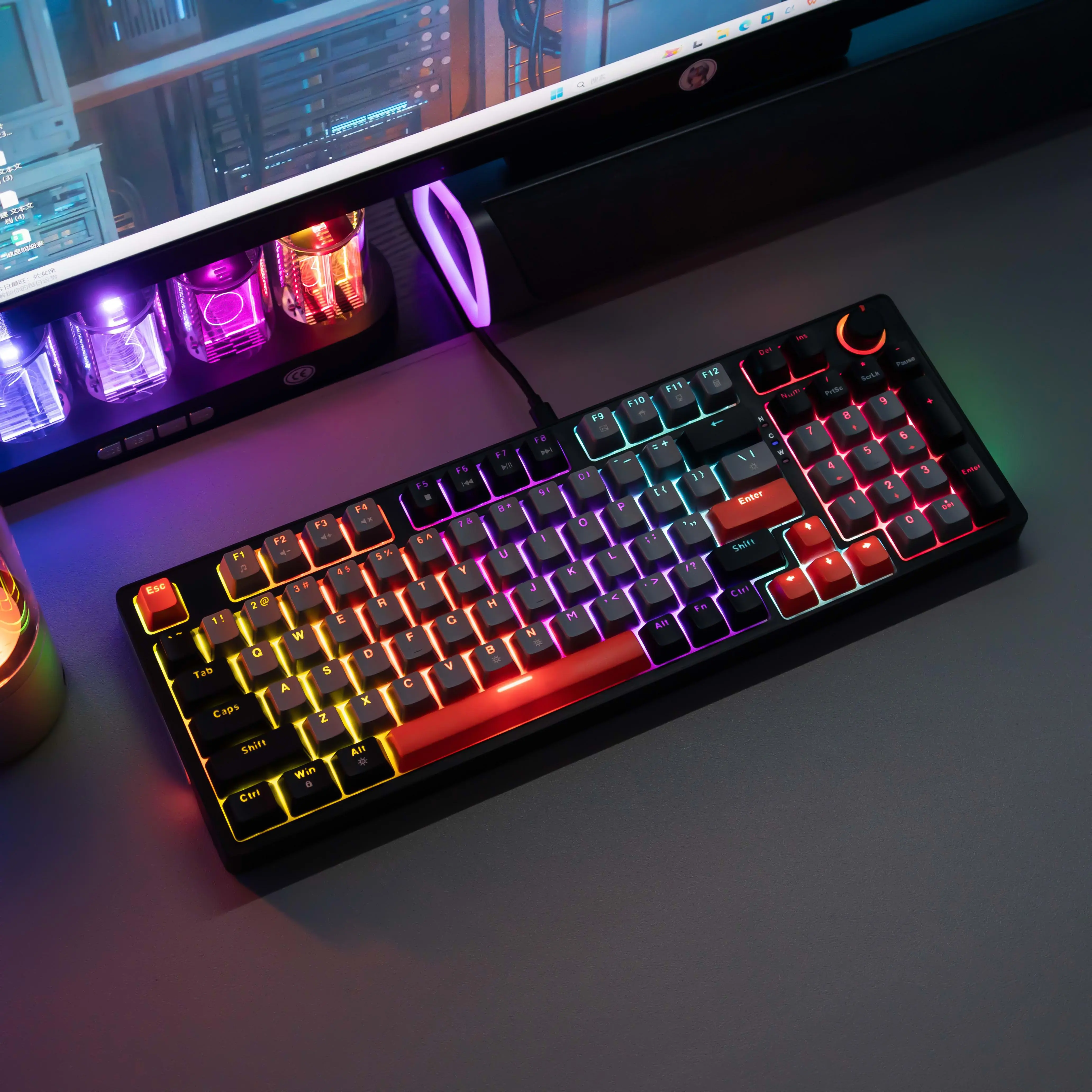 FURYCUBE x ZIFRIEND AG98 Mechanical Game Keyboard - Gasket Mount