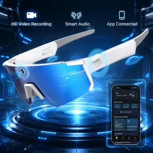 Smart AI Camera Glasses with 8MP Photochromic Lenses, Adjustable, Sun，Button Touch Adjustment, Hands-Free Photography, 160+ Languages Real-Time Translation, Bluetooth Wireless Wearable Video Recording, UV Protection – for Travel Outdoor Adventures