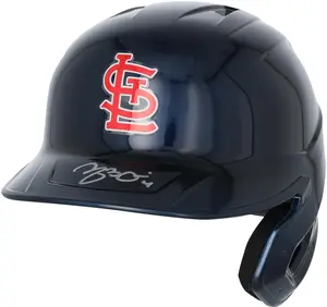 Yadier Molina St. Louis Cardinals Autographed Alternate Chrome Batting Helmet - Fanatics Authentic Certified