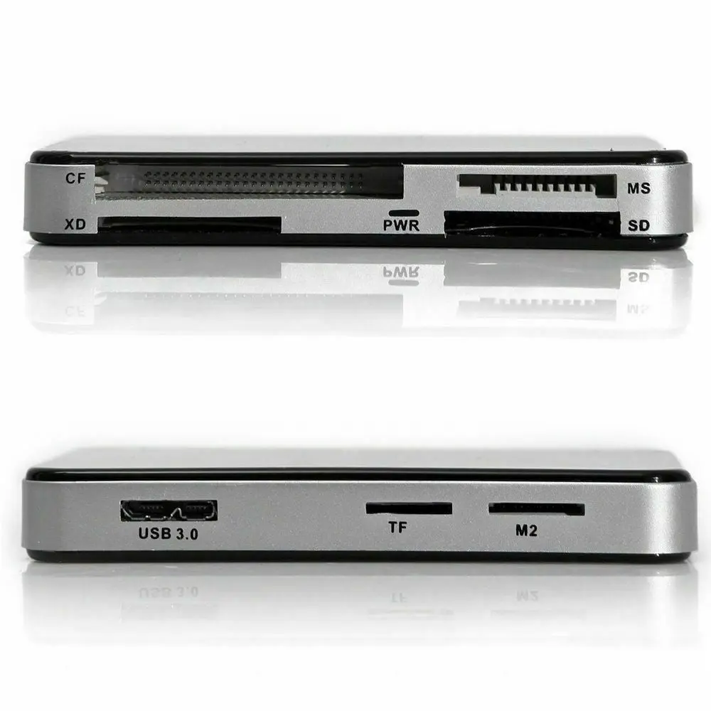 USB 3.0 8-in-1 Compact Flash Multi Card Reader CF Adapter Micro SD MS XD 5Gbps