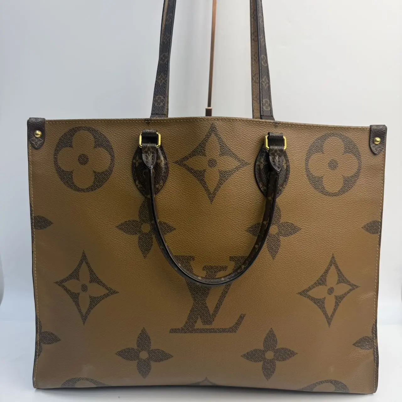 Pre-owned Louis Vuitton CANVAS Tote Bags Pre owOnthego GM Reverse Monogram 【BF 12Z】SG00530