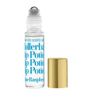 Tinte Cosmetics Blue Raspberry Scented Rollerball Lip Potion - 8.8ml Organic Shea Nourishing Cosmetic, Aroma Fragrance, Shine Enhancing Gloss, Unisex Beauty & Personal Care Item