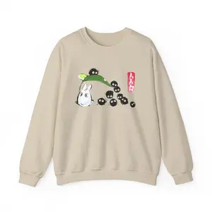 Studio Ghibli Crewneck Sweatshirt, Unisex Tshirt, Hoodie, Anime, My Neighbor Totoro, Miyazaki Hayao
