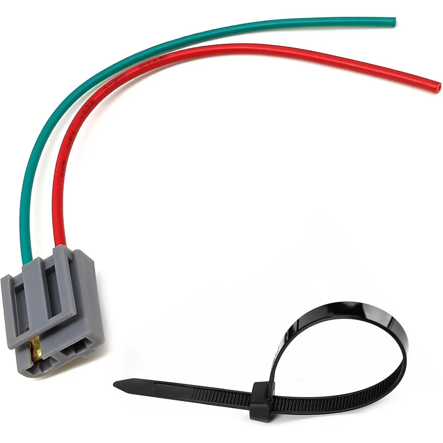 170072 HEI Distributor Pigtail Wire Harness - 12V Power & Tach Connector Plug, Color-Coded, 250-Degree, Compatible with RV, Chevy GM, Car Battery, Tachometer