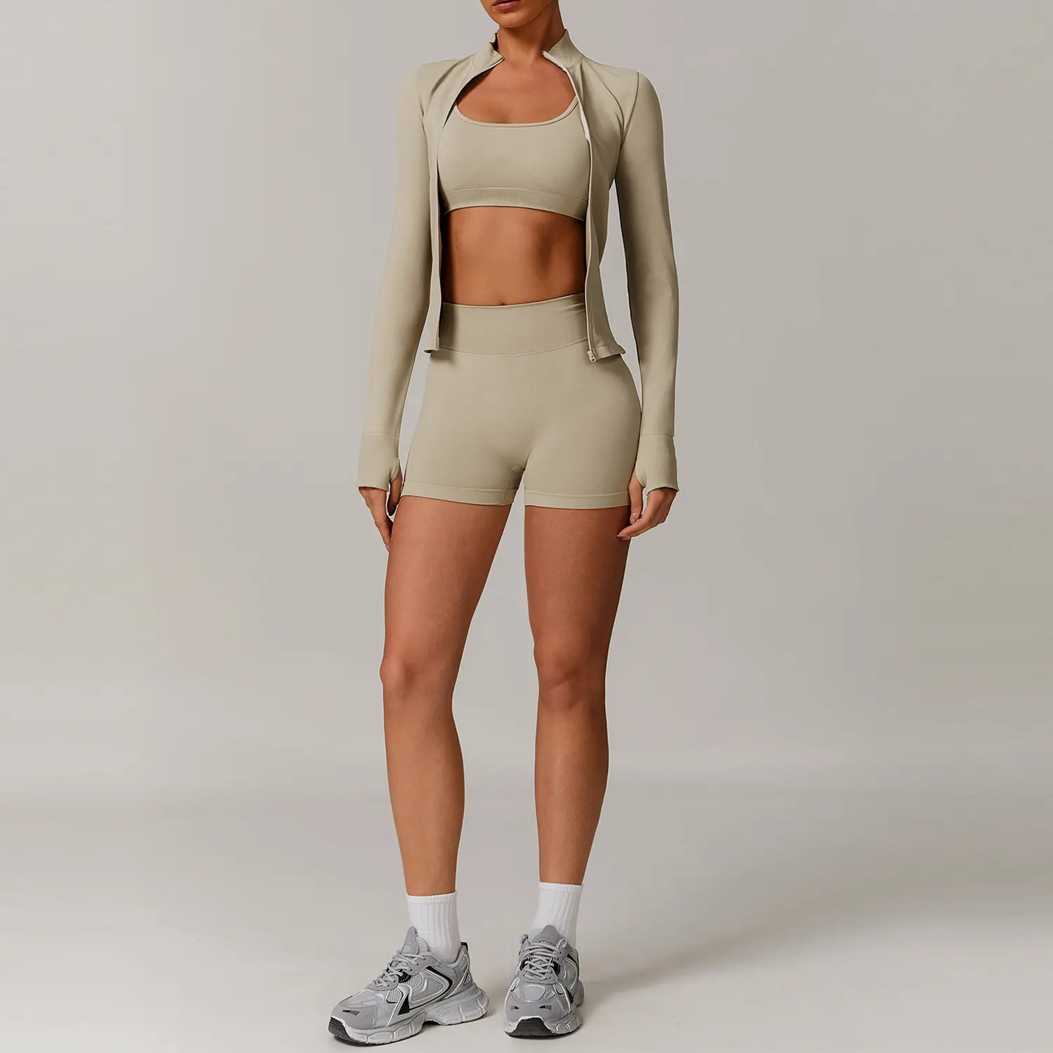 7755 jacket+7137 bra+7137 shorts (three