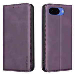Compatible with Google Pixel 10A/9A/10 5G/10 pro 5G/9 5G/9 pro 5G/10 pro XL 5G/9 pro XL/8/8A/8PRO Wallet phone case / RFID-blocking / Magnetic flip-cover design / Faux leather material / Card slots / Soft business-style design