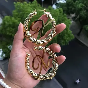 Custom Dangle Earrings for Women, Non Tarnish Wood-Gold Costume Fashion Accessories ( Made to order)