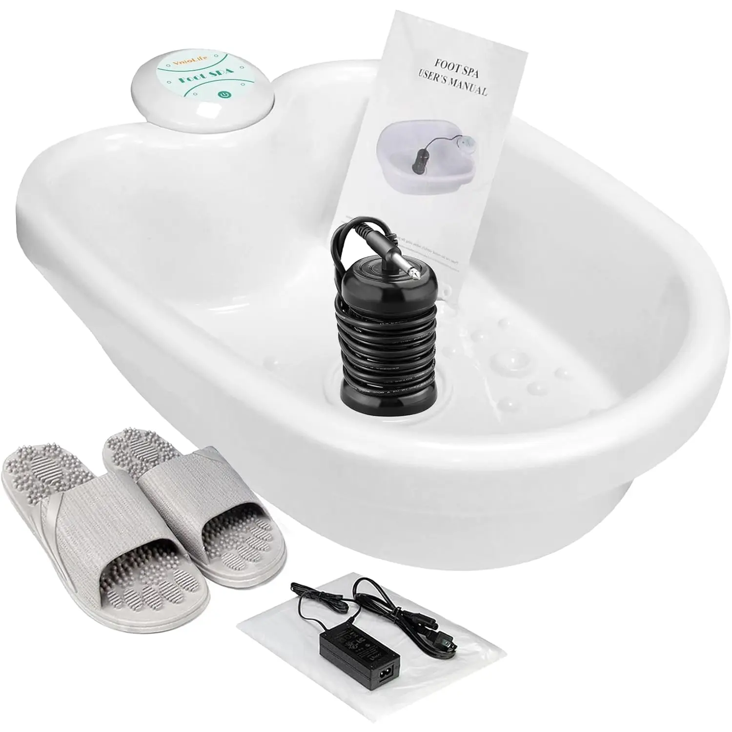 Ionic Foot Bath Detox Machine with Slipper, Portable Ionic Foot Detox Chi Cleanser | Home Use, Beauty Salon Holiday Gift VnioLife