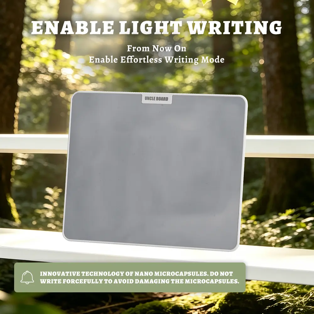 [Inkless Writing Tablet] 15" Magnetic Dry Erase Whiteboard with Stylus. Large Reusable Battery-Free Portable Inkless Writing Tablet with Partial Erase & Splash-Proof Design. Perfect for Kitchen Grocery Lists, Home Office & Eco Gift.