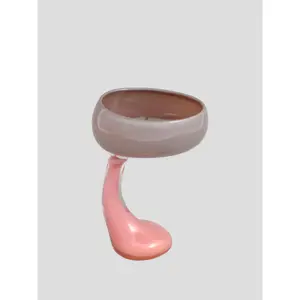 Bon Bon Plum Pink Cocktail Glass