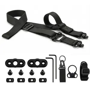 Professional Multi-Purpose Tactical Carry Strap - Adjustable 2-Point System with Quick-Release Buckles & Reinforced Mounting Straps