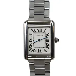 Cartier Tank Solo Series Mini Steel Strap Watch, 24.4mm W5200013