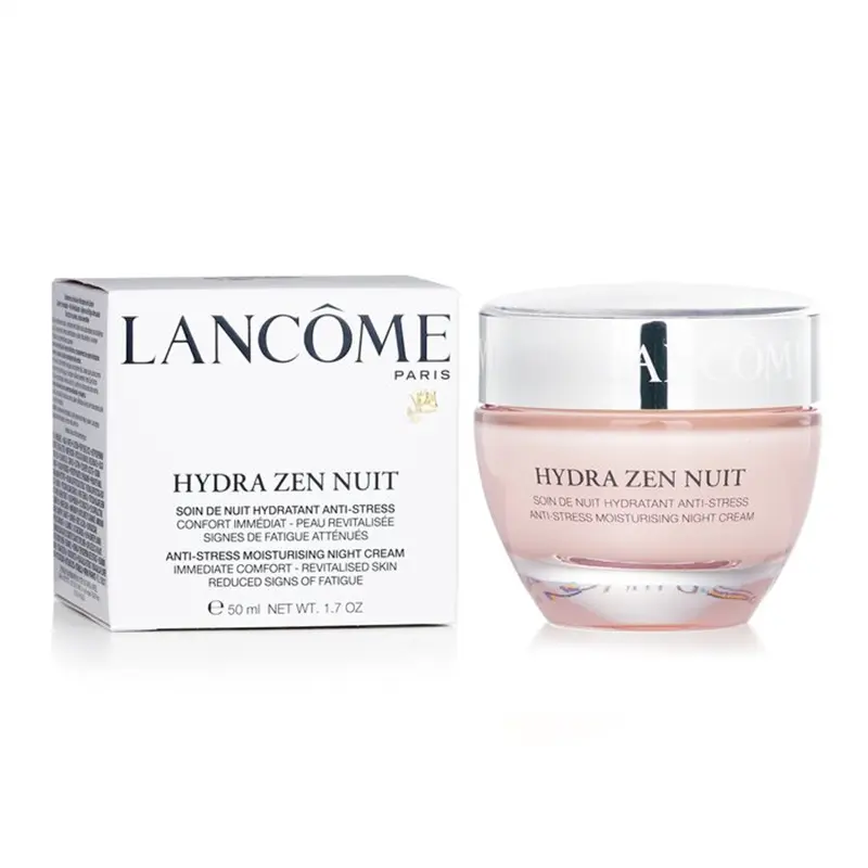 Lancome Hydra Zen Neocalm Nuit Night Cream, 50ml/1.7oz - Hyaluronic, Hydrating, Moisturizing, Nourishing Formula for Redness Relief