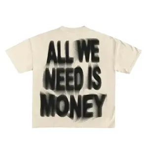 Y2K All We Need is Money - Y2k Graphic Tees - All We Need is Money - Y2k - Gift For Men & Women - Tops Streetwear Crewneck Casual Menswear Tshirt