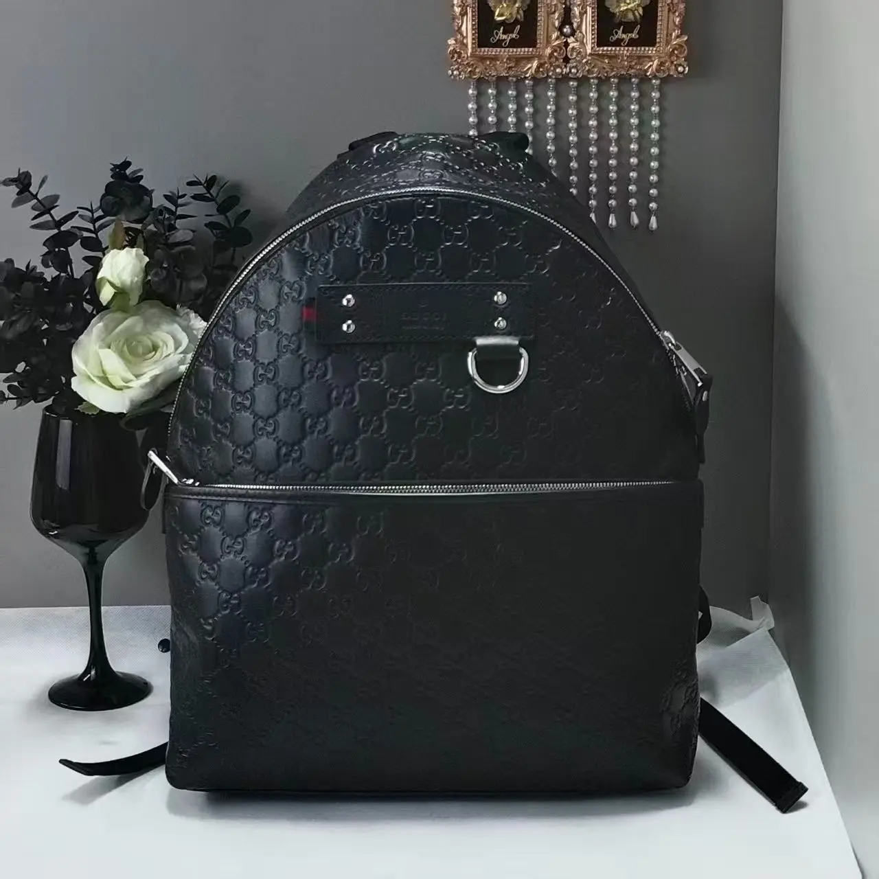 Pre-owned COWHIDE LEATHER Backpack GUCCI/Backpack/LYB1815990