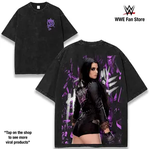 Paige Gothic Rebel Graphic Tee Men Top Shirt Wash 230gsm Cotton – Anti-Diva Era Leader, Youngest Divas Champion, Fearless Attitude, Dark Charisma & Career-Defining Impact from NXT Breakthrough to WWE Stardom