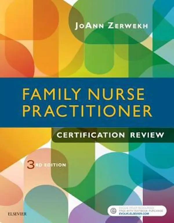 Used Medical Book - Family Nurse Practitioner Certification Review by Joann Zerwekh (Paperback, English) - Practice Questions, Guidelines, Protocols Included
