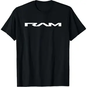 RAM Trucks Logo T-Shirt Men Women Unisex Casual Short Sleeve Graphic Tees for Fans Lightweight Comfortable Summer Shirt