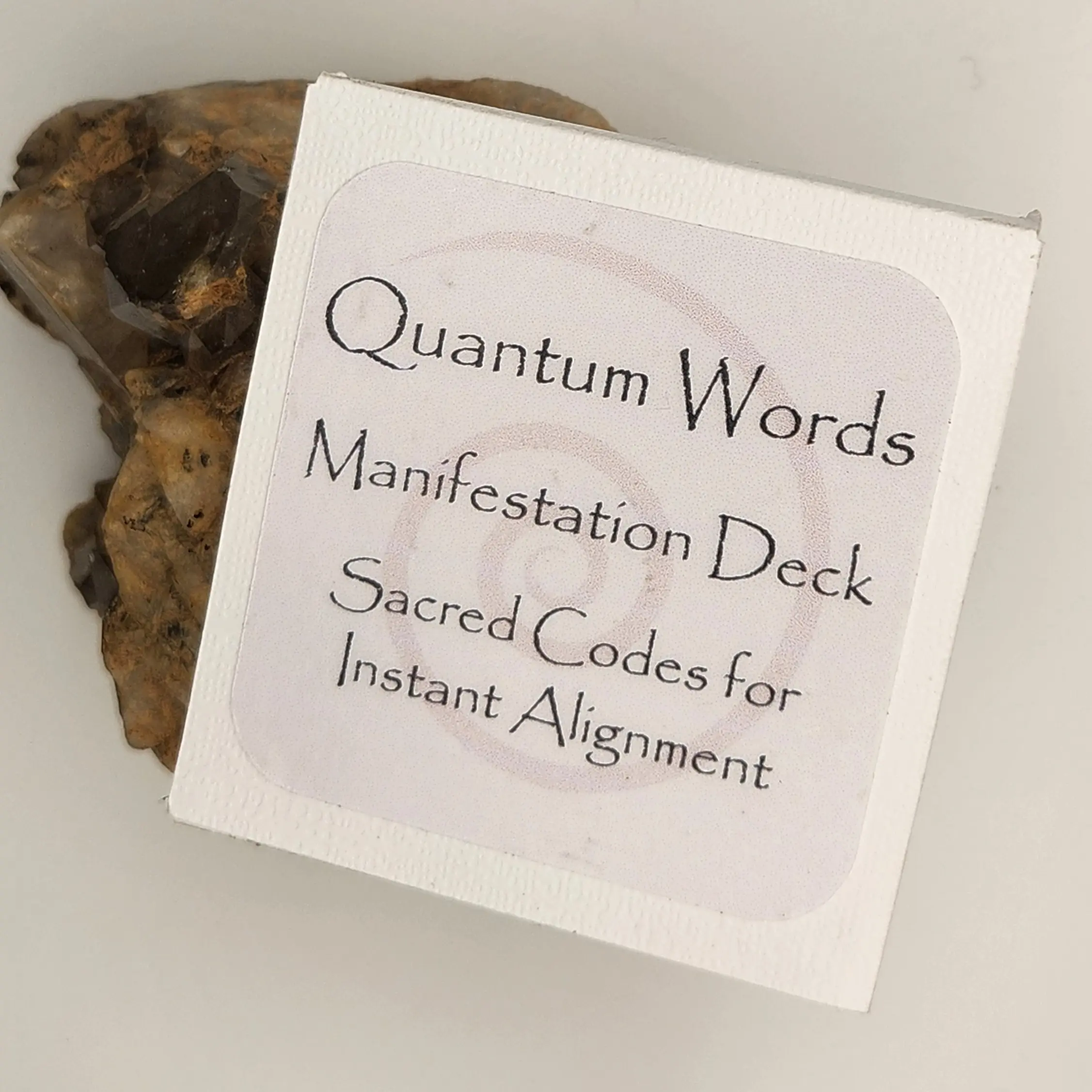 Quantum Words Manifestation Sticker Deck For Helping you Create Joy Wealth Love Abundance Perfect Gift for anyone Needing daily reminders of how Divine you are!