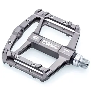 MEETLOCKS Bike Pedal CNC Aluminum Body Cr-Mo Machined 9/16 Screw Thread Spindle 3 Ultra Sealed Bearings Platform