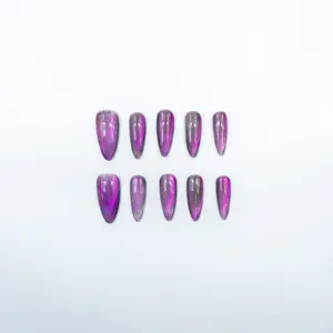 3H Luxury Handmade Press-on Nails - Lucid Twilight