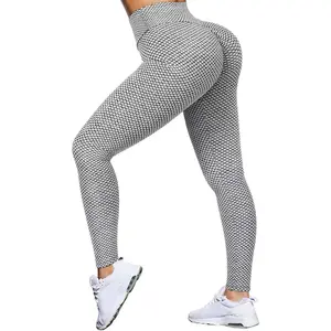 Women Scrunch Butt Lifting Workout Leggings Textured High Waist anti Cellulite Yoga Pants MOOSLOVER