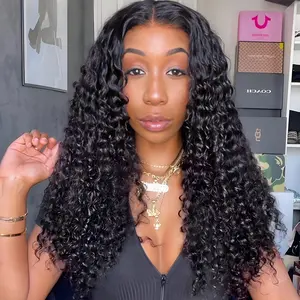 Vshow Deep Wave Wear Go Wigs Glueless Human Hair Wigs 7x5 Pre-Cut HD Lace Wigs for Women 100% Human Hair 180% Density Free Tangling Easy to Wear #TikTokShopCyberMonday