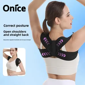 Breathable Sports Open-Shoulder Posture Training Belt - Women's & Children's Fitness Chest Upright Hunchback Corrector, Healthcare Tool for Sports & Outdoor Use
