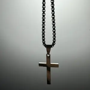 Stainless Steel Cross Chain - Men & Women's Chain