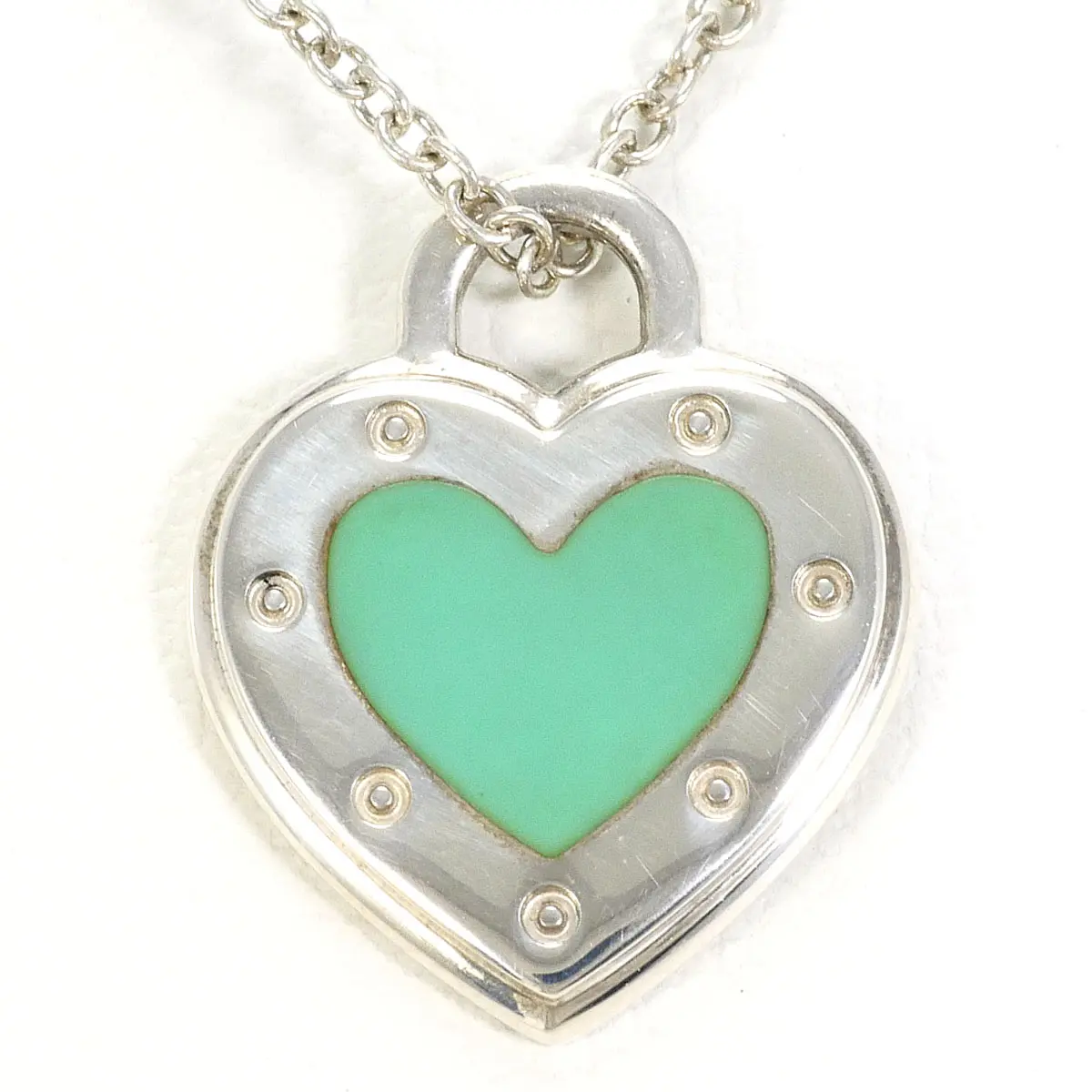 Pre-owned Tiffany & Co. Sterling Silver 925 (Ag925) Small Leather Goods Tiffany&Co. Return to Tiffany Silver Necklace