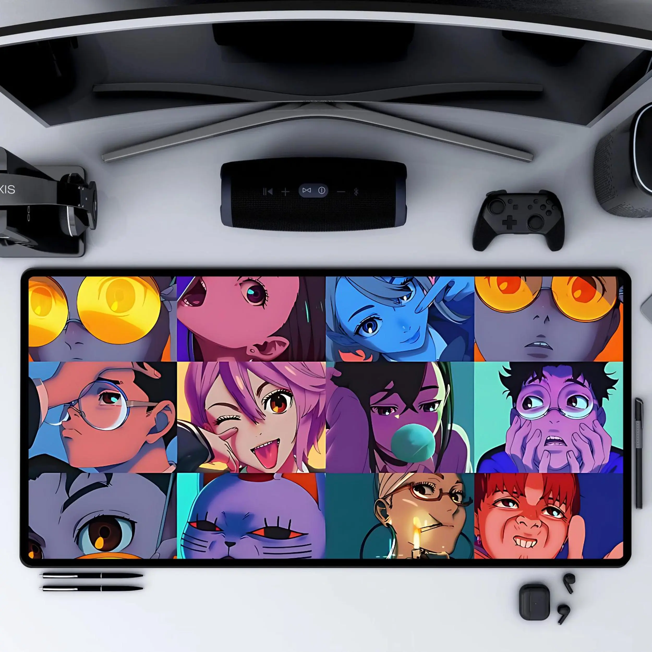 Dandadan Gaming Desk Mat, Momo Anime Mouse Pad, Keyboard Mat, Dandadan Anime Desk Mat For Office, Gift For Gamer
