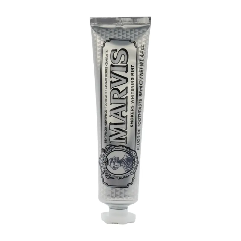 Marvis Brightening Xylitol Base Toothpaste, Daily Oral Care Product for Smokers, Mint Cleaning, Fresh Breath, 85ml, Brightening Toothpaste