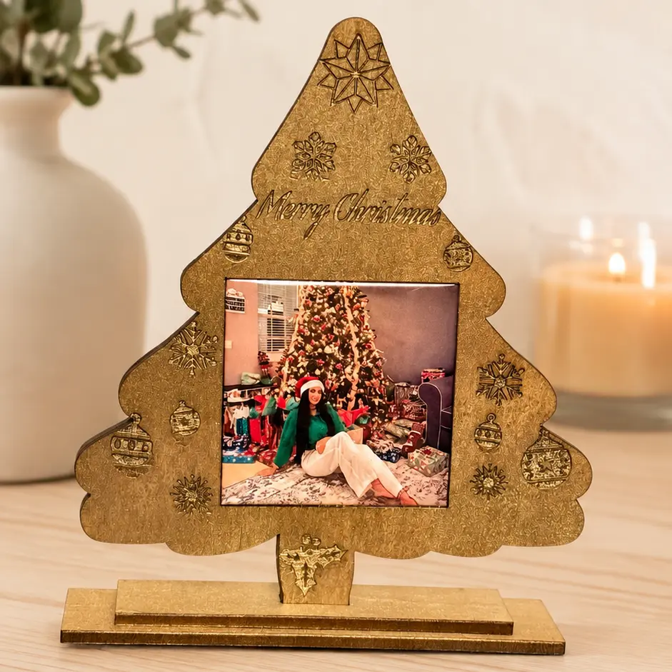 Personalized Christmas Picture Frame with Engrave