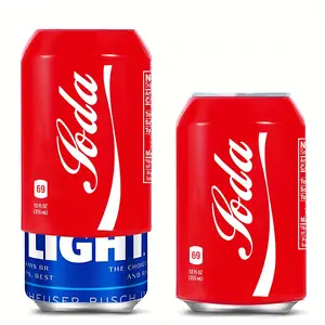 1 Beer Can Lid, Silicone Lid Can Hide Beer, Beverage Cooler, Wine Cooler, Maintains Low or High Temperature, Perfect for Parties, Picnics, Bars, Suitable for 12FL OZ 355ml