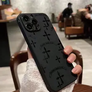 Cross Pattern Phone Case, Anti-drop Phone Protector Cover, Phone Accessories Compatible with iPhone 6 7 8 X XS Max 11 12 13 14 15 Pro Max, Casing