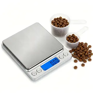 Precision stainless steel electronic kitchen scale, jewelry scale, baking scale, suitable for kitchens, cafés, bakeries, restaurants, and more