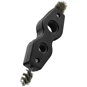 Battery Terminal Cleaning Brush 4 in 1-10.6 Inches - Pipe Cleaning Tool for Interior and Exterior Cleaning - Plumbing, Soldering, Copper Pipes, Tubes, Brazing, Handy Multipurpose Cleaner