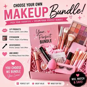 Build Your Own Makeup Bundle | Lip Gloss, Eyeshadow, Beauty Accessories & More