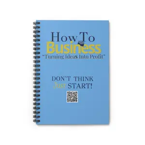 Entrepreneurial Spiral Notebook - Business Planning, Journaling, Motivational Gift, Goal Setting, Creative Brainstorming