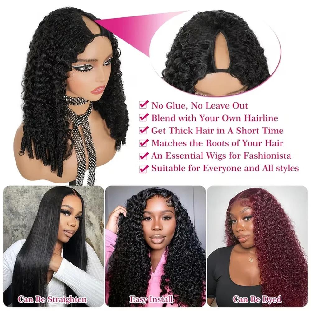 [Flash Sale] Burmese Curly Half Wig Human Hair 7x5 Glueless Wig Human Hair 13x6 Transparent Lace Front Wig Human Hair Wigs For Women 180% Density Upgeade U Part Wig Burmese Curly Hair