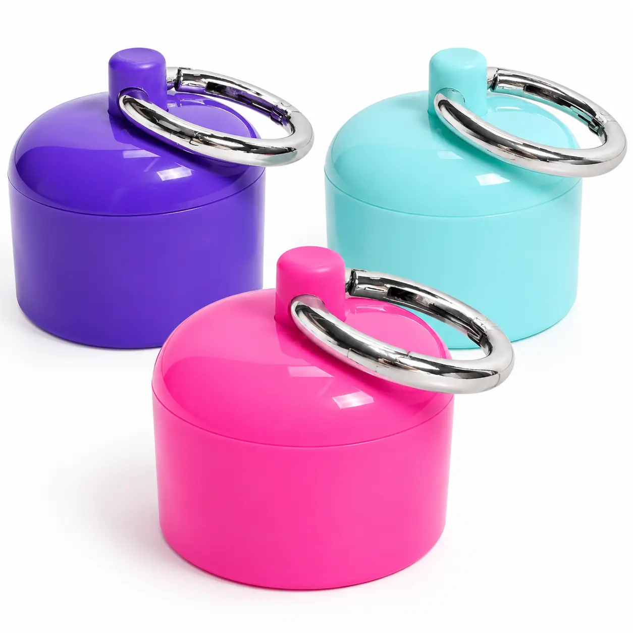 Portable Ring Holder Keychain, Water-Resistant Jewelry Organizer with Protective Sponge, Compact Ring Storage for Gym, Travel & Daily Use backtoschool