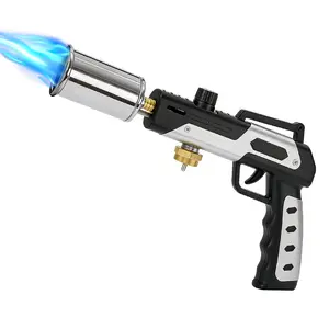 ARTBLEPRO  Propane Torch Head, Powerful Kitchen Torch for Cooking, BBQ, Sous Vide and Steak Searing, Adjustable Blow Torch - Perfect Campfire Charcoal Starter, Gas Welding Kit(Propane Tank Not Included)Birthday Edition】