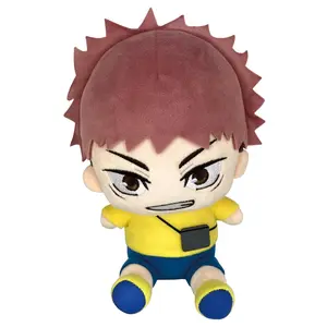 Jujutsu Kaisen - Yuji Itadori Sitting Pose Plush 7"H